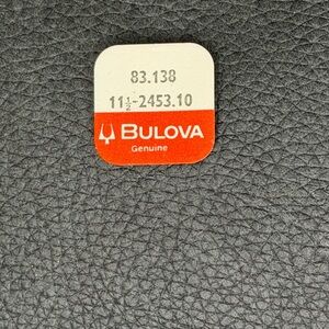 NOS Bulova Watch #83.138 11 1/2-2453.10 Day Ind Core. Auth Bulova component.